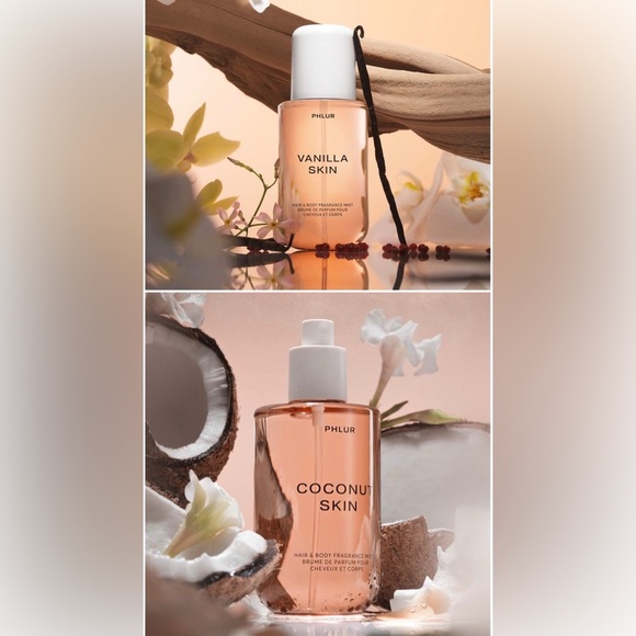 Phlur Other - PHLUR Mist hair and body Vanilla and Coconut Skin Fragrance Sprays 3 ounces